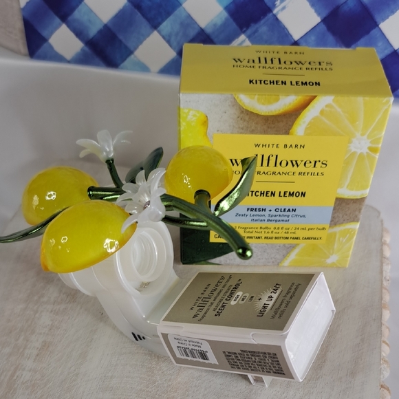 WHITE BARN WALLFLOWERS PLUG SCENT-CONTROL & REFILLS 3-PIECE HOME FRAGRANCE SET - Picture 9 of 12